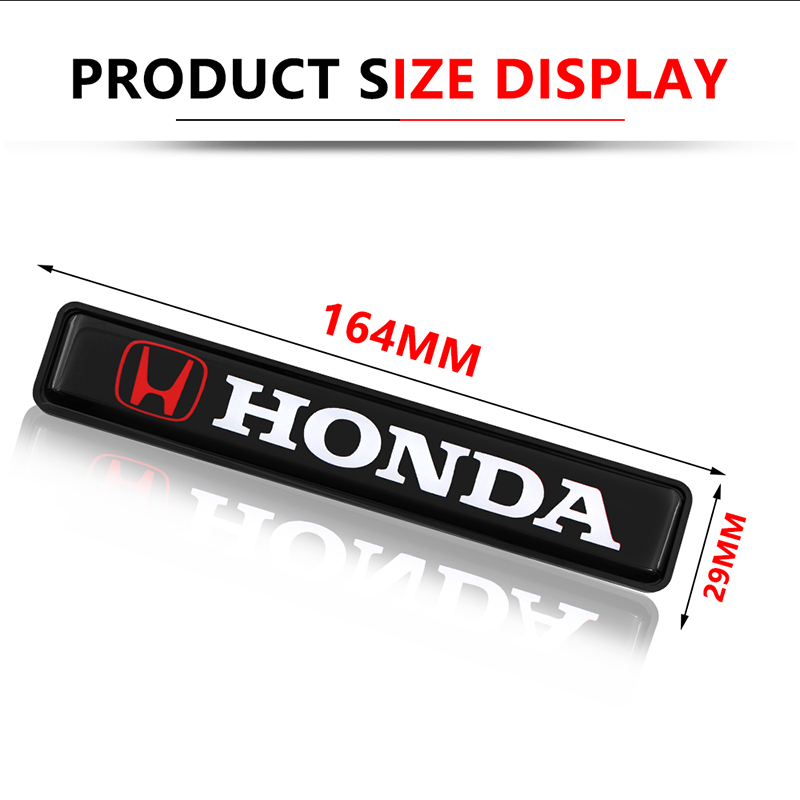 Dengan lampu LED Stiker Lencana Grille Depan Mobil With LED light Car Front Grille Emblem Badge Stickers For Honda CITY Vezel JAZZ CIVIC HRV CRV BRV Accord FIT