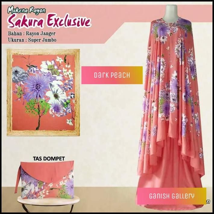 Mukena Bali Jumbo / Mukena Katun Adem / Premium Sakura Exclusive