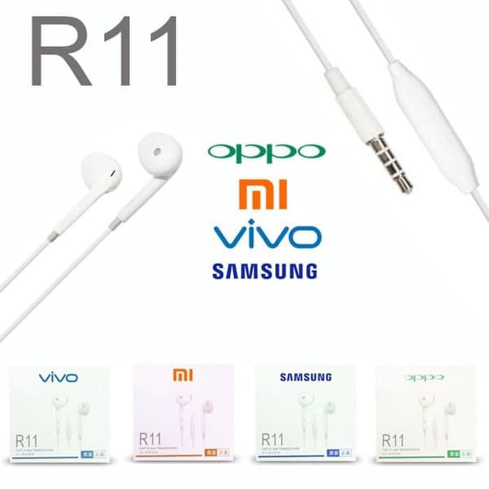 Handsfree R11  OPPO OEM/ Earphone Oppo handphone R11