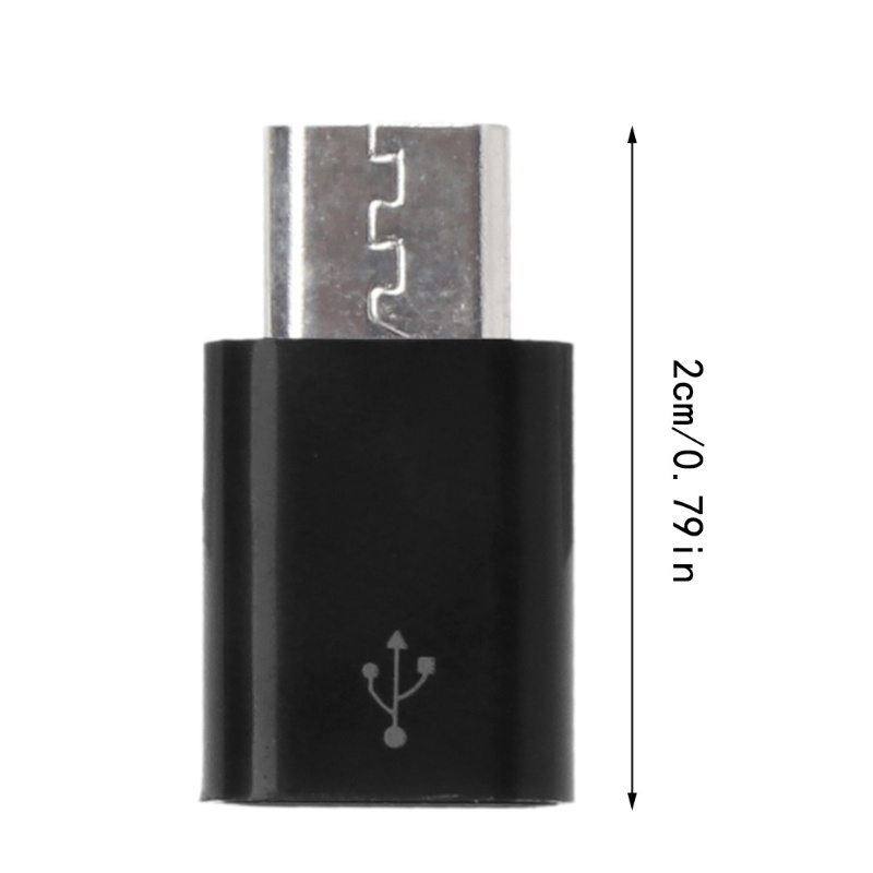 Btsg Adapter Konektor USB 3.1 Tipe C Ke MIcro USB Female Untuk Macbook / Handphone