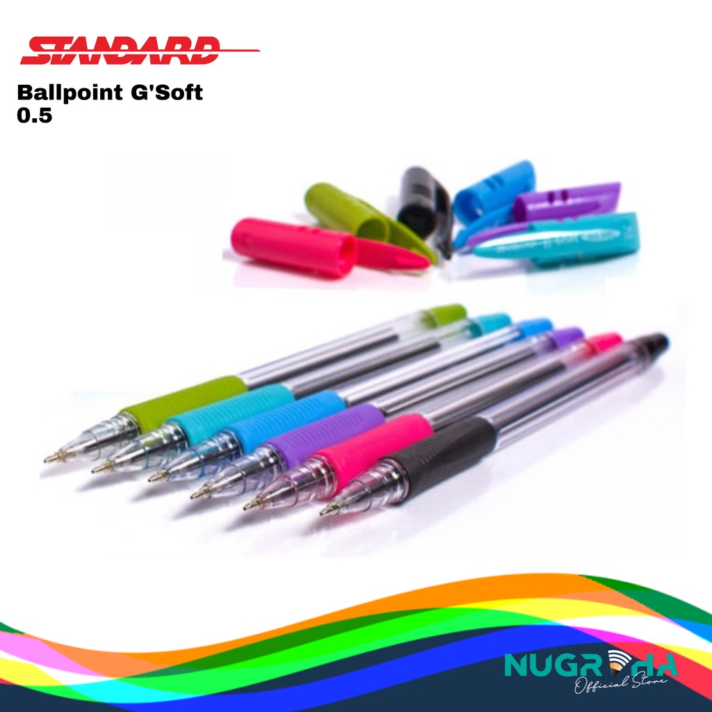 

STANDARD BALLPOINT / PULPEN / PENA G’SOFT 0.5