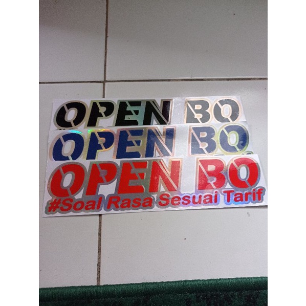 sticker open bo
