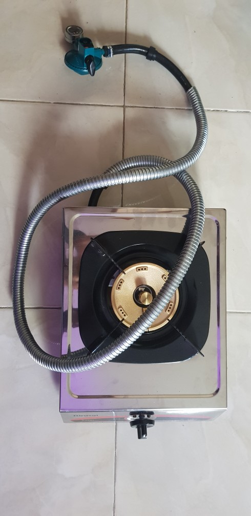 Kompor Rinnai Ri 511t Api Turbo<br />stainless 1 Tungku Kitchen Gas Stove Ri-511t Api Besar Original Asli