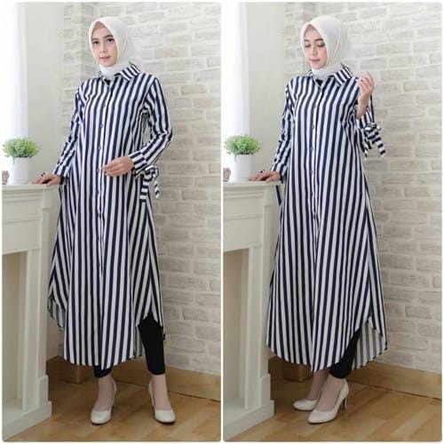 Long Tunik Pita Salur MODEL TERBARU