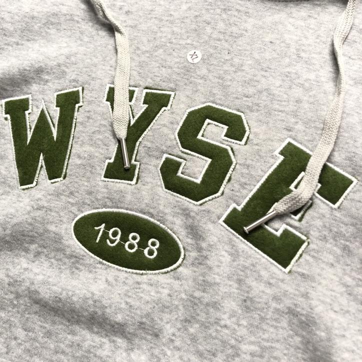 Koleksi Terbaru.. SWEATER HOODIE WYSE ABU ABU BORDIR FULLTAG MIRROR ORIGINAL JAKET PREMIUM