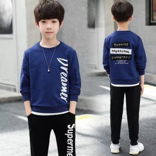 TC87 4WARNA/BUAT ANAK USIA 6-10TAHUN/BAJU ANAK BAHAN TEBAL ALFA/KAOS KEREN ANAK LENGAN PANJANG