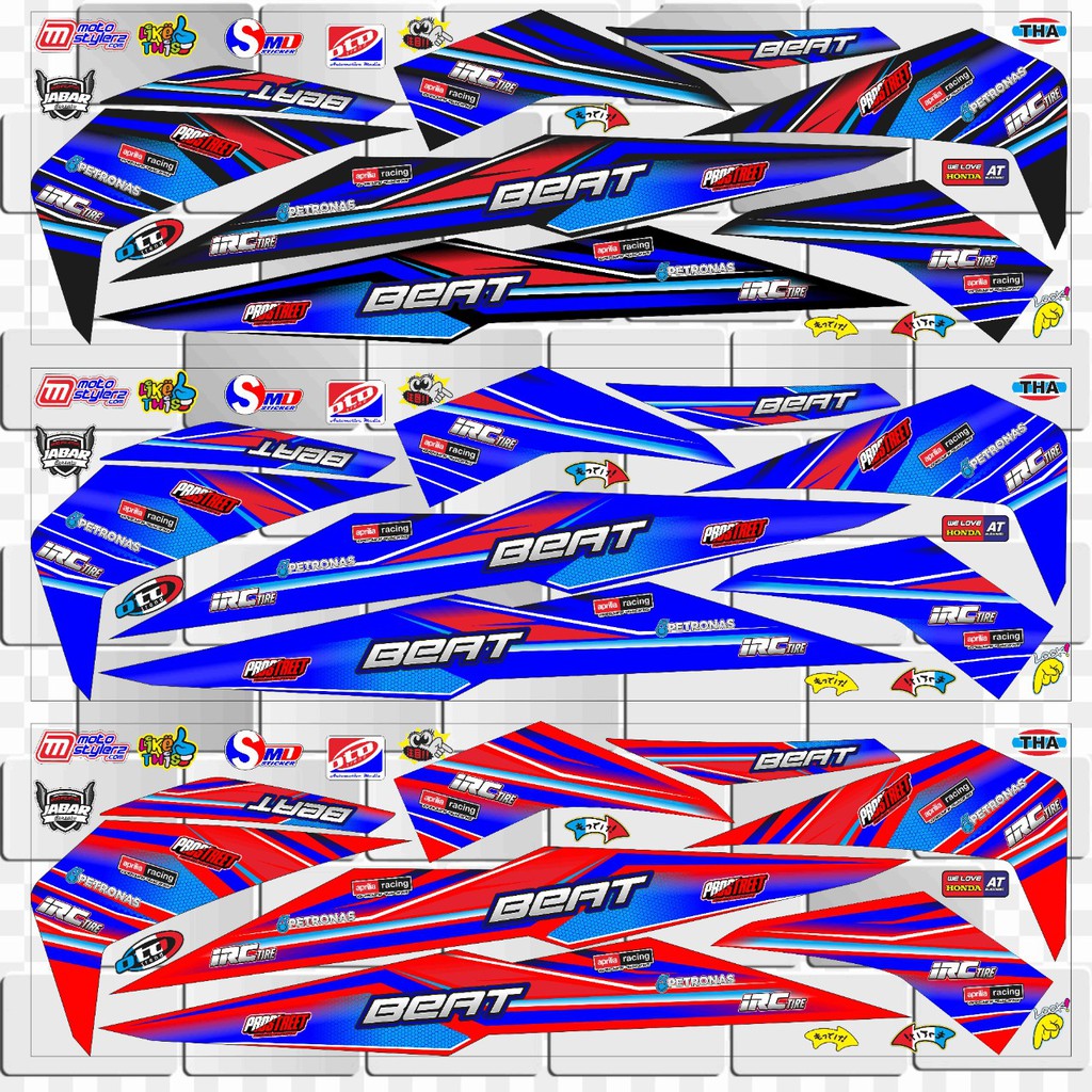 STRIPING VARIASI BEAT ESP THAILOOK