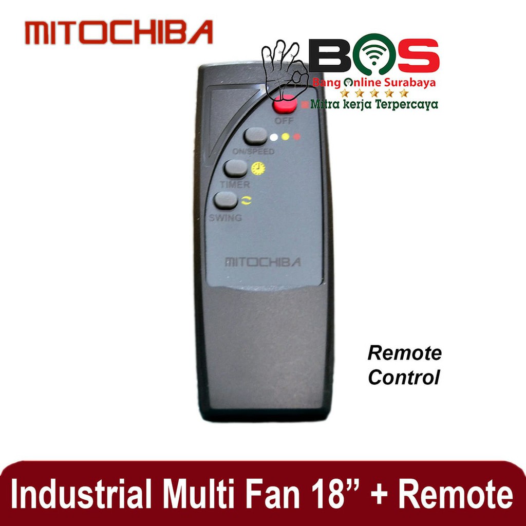 Kipas Angin Industrial Fan 3 in 1 MT 1822 JR/SR MT-1822JR/SR dengan Remote