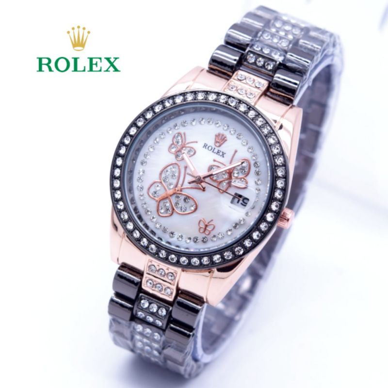 Jam Tangan  Rolex KUPU KUPU  JAM TANGAN WANITA  JAM TANGAN TERBARU JAM TANGAN FASHION WANITA