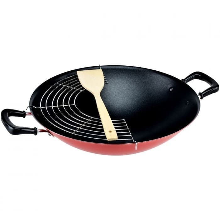 MAXIM CHEF 40 cm WOK - Wajan Teflon Anti Lengket / Kuali 40 Cm