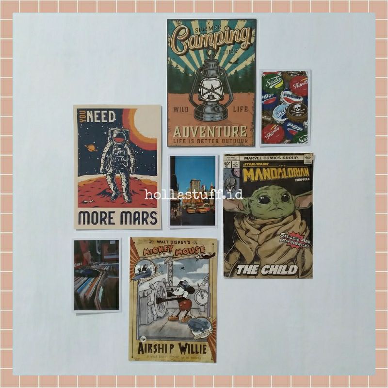 

[hollastuff] WALL DECOR Retro Ver | Art Print | Art Paper
