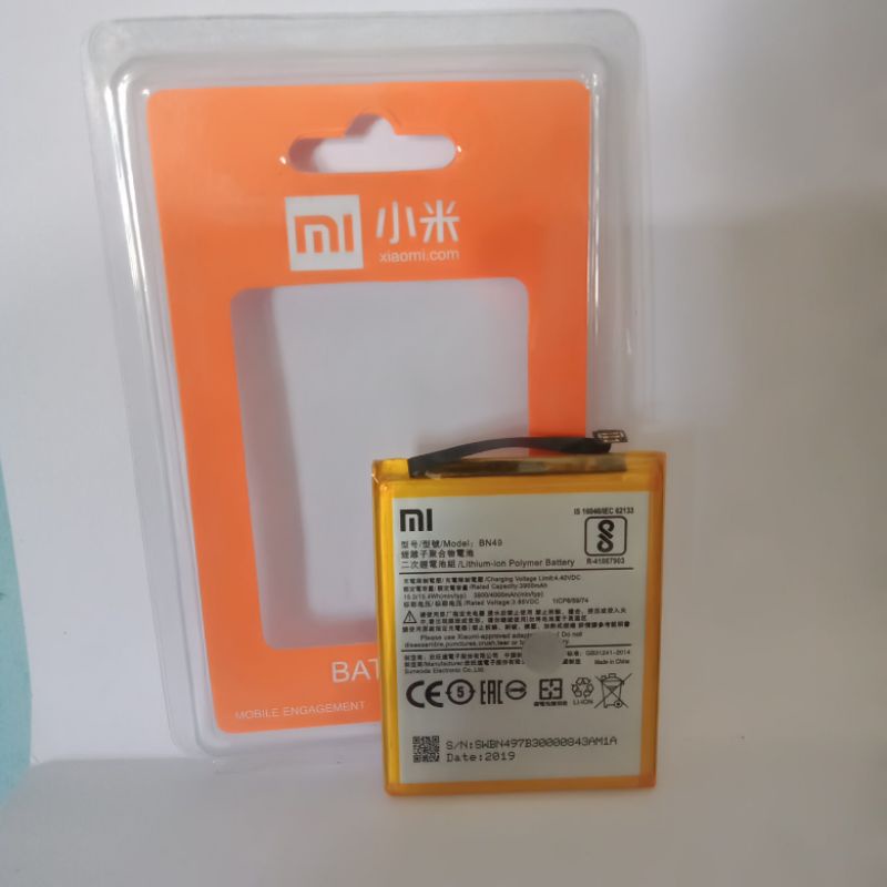 BATRE BATERAI XIAOMI REDMI 7A BN49 ORIGINAL BATRE HP XIAOMI REDMI 7A
