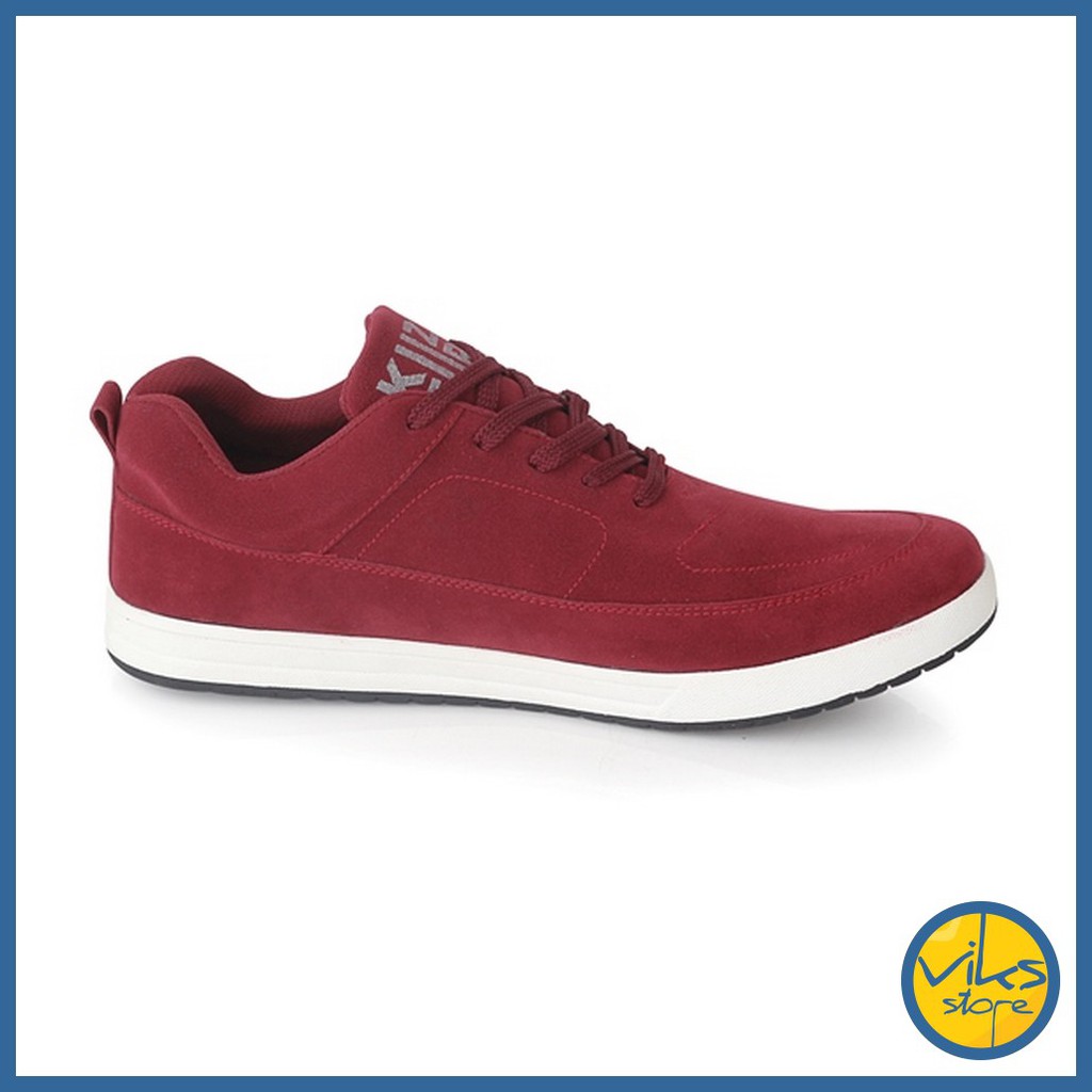 Sepatu Sneakers Pria Cowok Tali Style Casual Distro Kuzatura Original Suede Lokal Premium Elegan