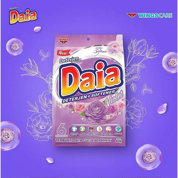 ORIGINAL DAIA Deterjen Bubuk 850gr / DAIA Detergent Bubuk / HELLOMARTID