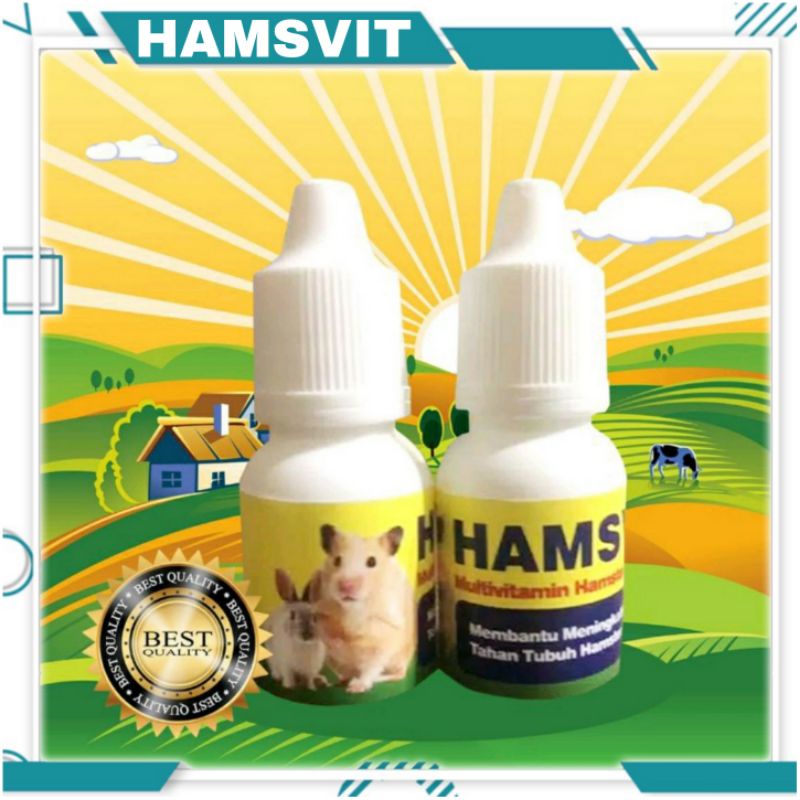 HAMSVIT - Vitamin Hamster Penggemuk Hamster Penambah Nafsu Makan Hamster Kelinci Guinea Pig