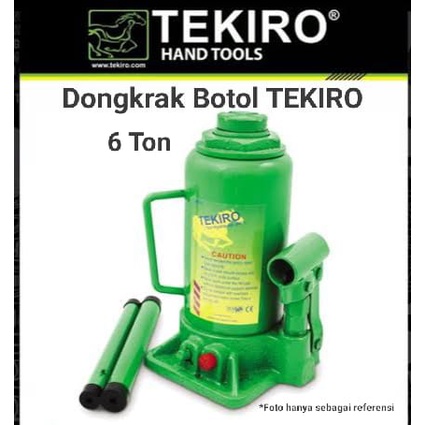 DONGKRAK BOTOL -1 HYDRAULIC WELDED BOTTLE JACK 6 TON TEKIRO