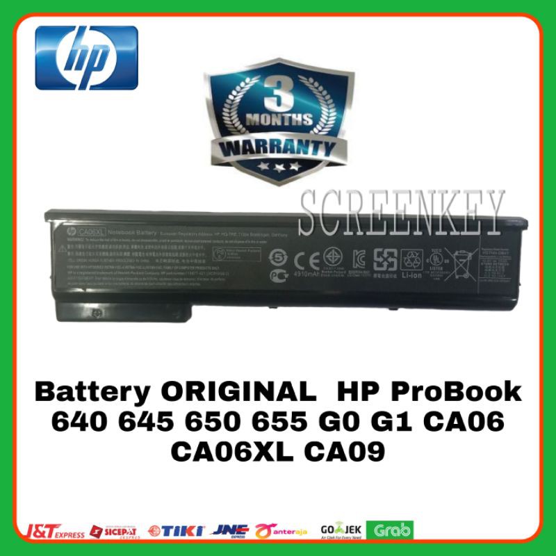 Baterai HP ProBook 640 645 650 655 G0 G1 CA06 CA06XL CA09 Original