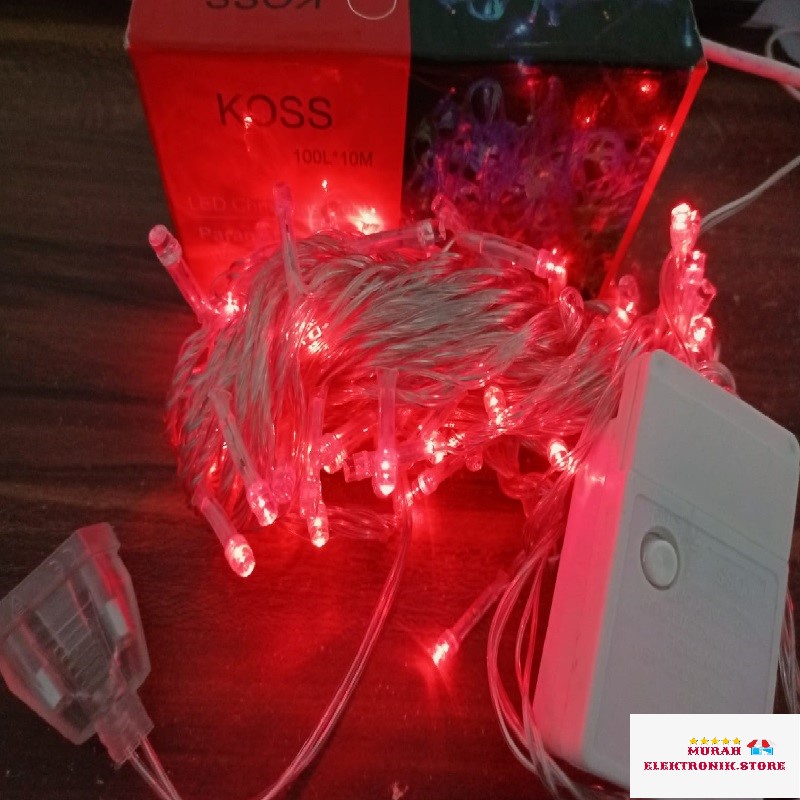 Lampu Tumblr / Natal LED / Dekorasi / Twinkle Light [MERAH]