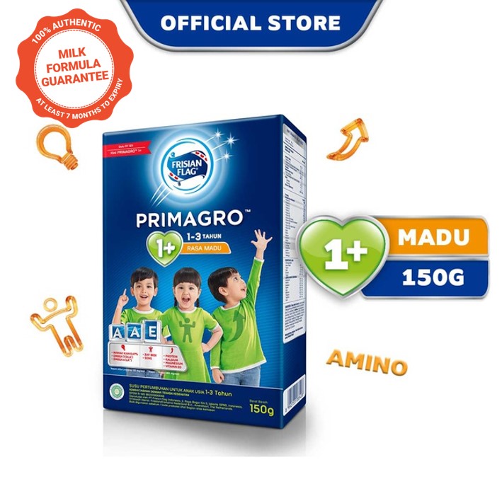 Frisian Flag Primagro 1+ Madu 150 gr (1-3 tahun) Susu