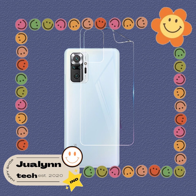 HYDROGEL SKIN HP REDMI NOTE 10 PRO BACK PROTECTOR PELINDUNG BRLAKANG ANTI GORES GARSKIN SKIN