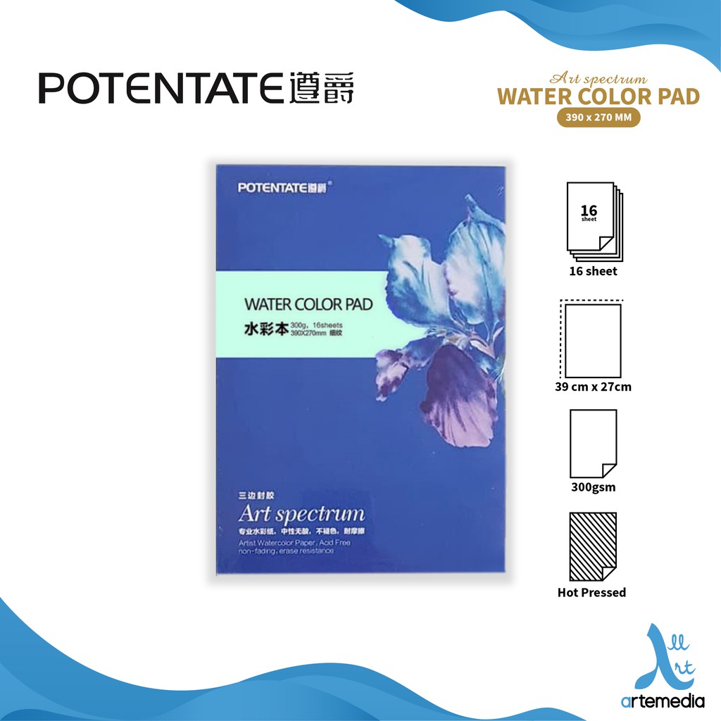 

Potentate 39x27cm Watercolor Pad