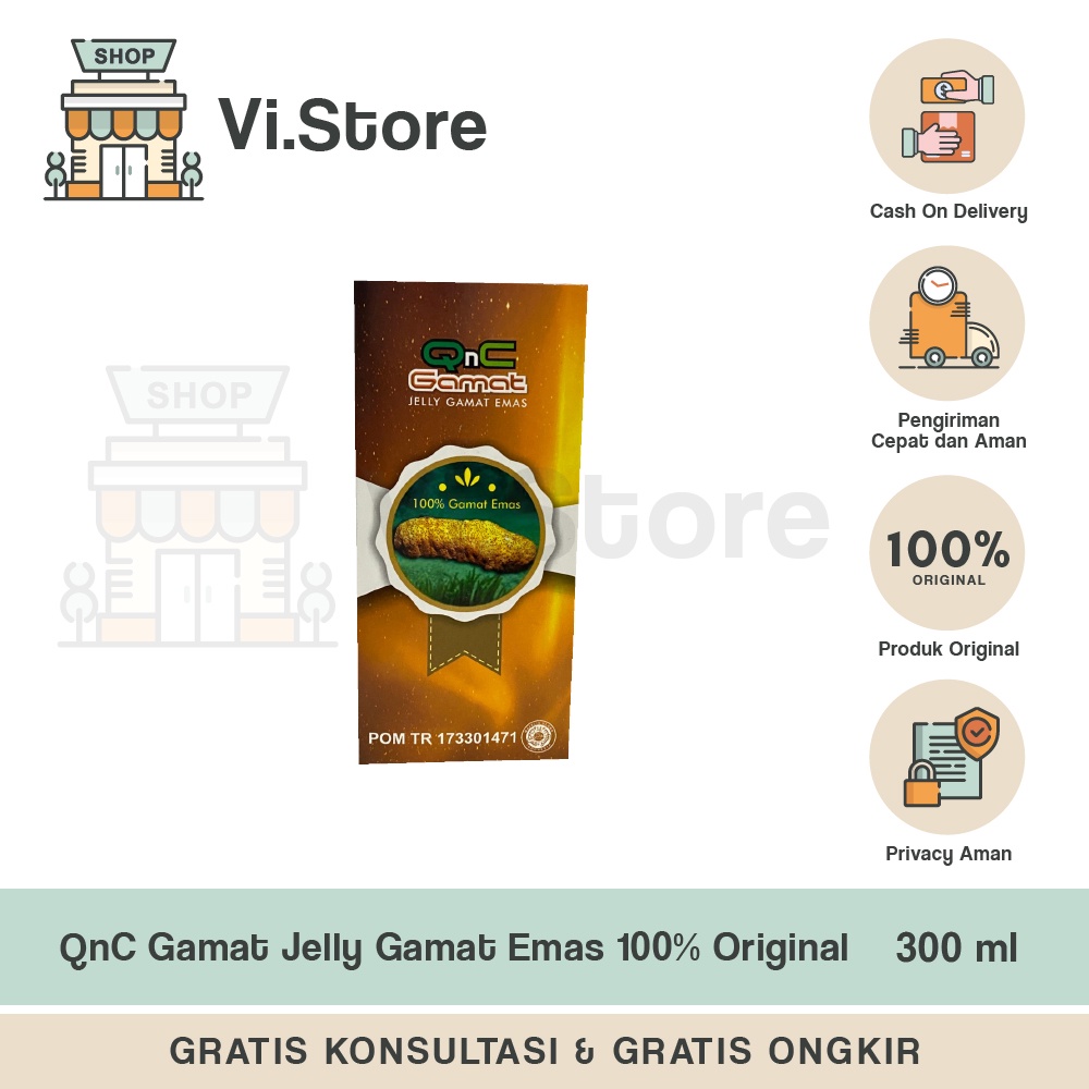 QnC Gamat Jelly Gamat Emas 300 ml