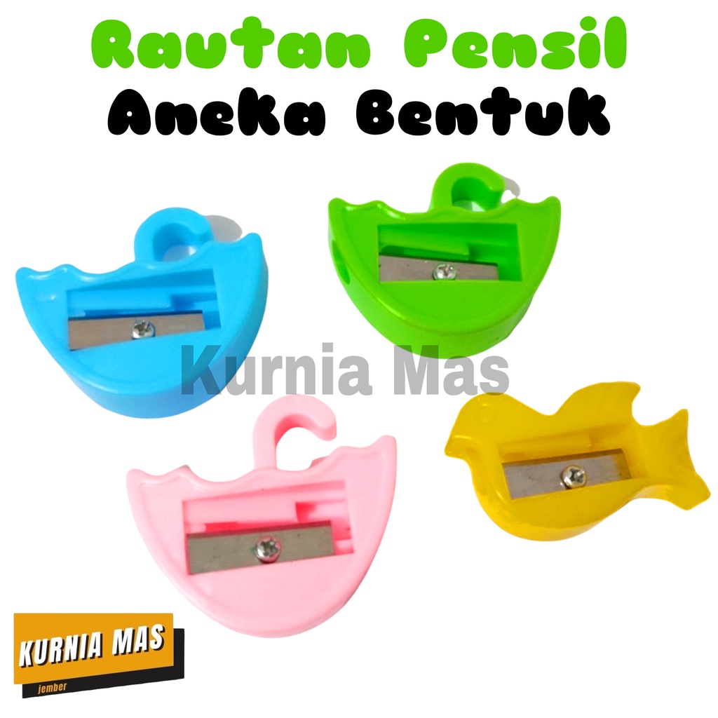 

Rautan Pensil Asahan Ongotan Sharpener Aneka Bentuk