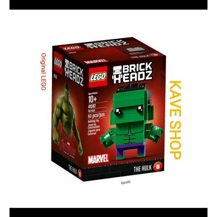 LEGO 41592 Brick Headz : The Hulk
