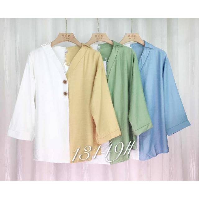 BLOUSE KATUN IMPORT HALUS MALIANNI VARIASI 3 WARNA