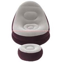 Bestway Comfort Cruiser lounger Kursi Malas Santai Sofa Bludru Tatakan Kaki Inflatable Chair