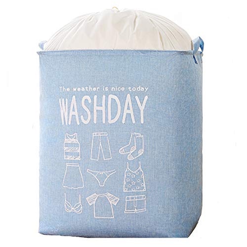 Keranjang Baju Cucian Pakaian Kotor Laundry Bag Basket Washday Serut