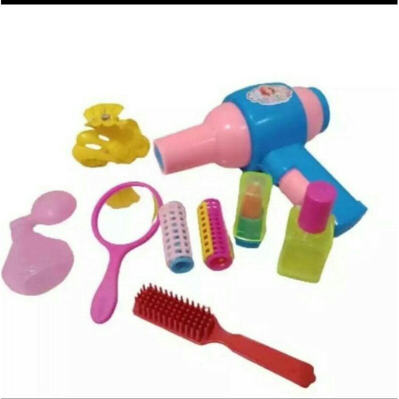 Mainan hairdyer kantong kecil mainan anak perempuan