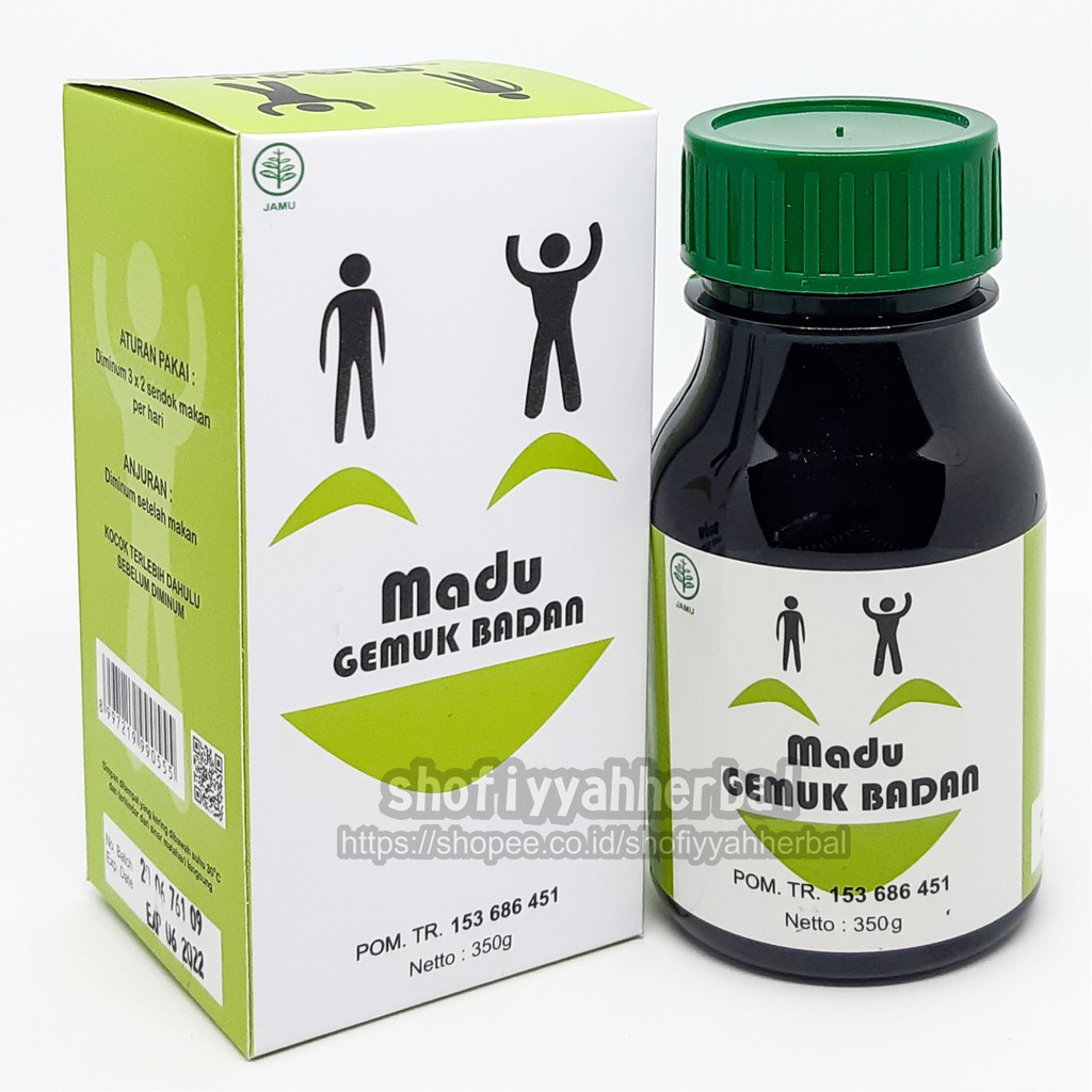 Madu Gemuk Badan AL MABRUROH ORIGINAL - Madu Gemuk Badan Dewasa - Penggemuk Badan Herbal Al Mabruroh