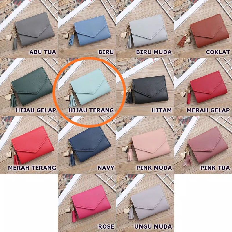 Dompet Wanita Dompet Kartu Dompet Kelly Belly Cewek Lipat Mini Import Dompet Panjang Lipat Dompet Murah