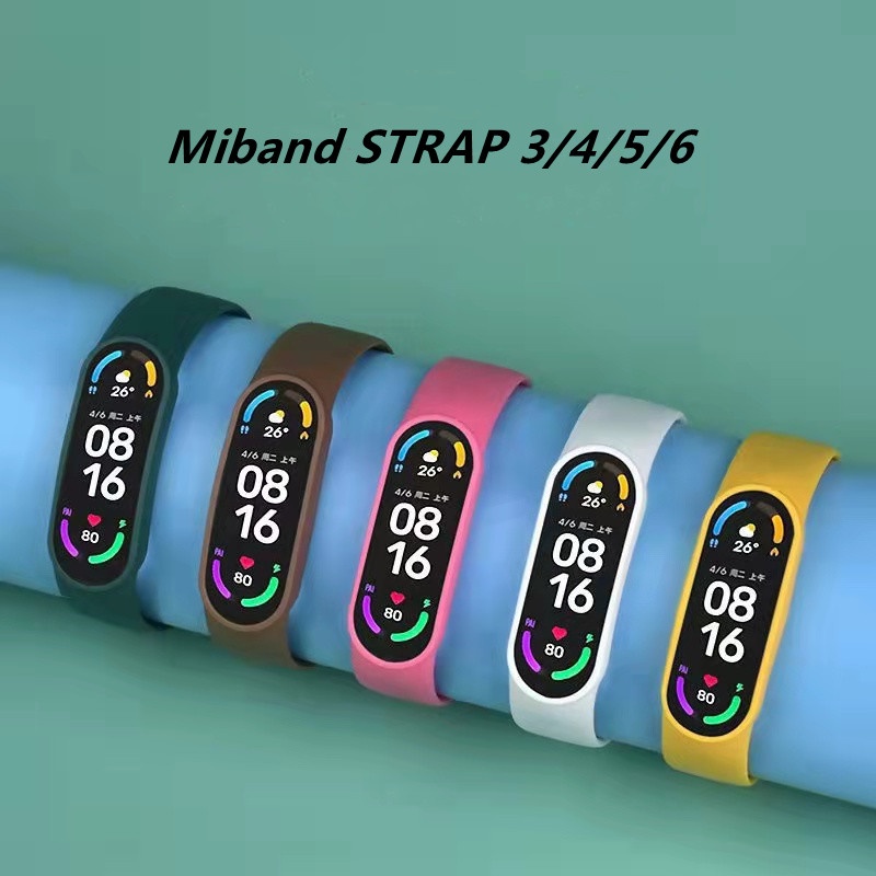 Mi Band Tali Gelang Silikon untuk Xiaomi Band Strap Gelang Warna Pergelangan Tangan