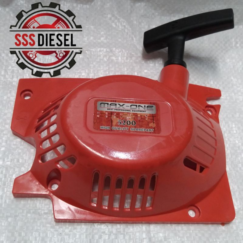 recoil starter chainsaw double per 5200 5800 kap engkol sinso 5200 5800