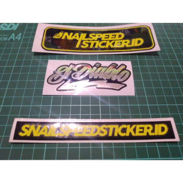 Sticker moto gp logo EL DIABLO Quartararo 20 10cm