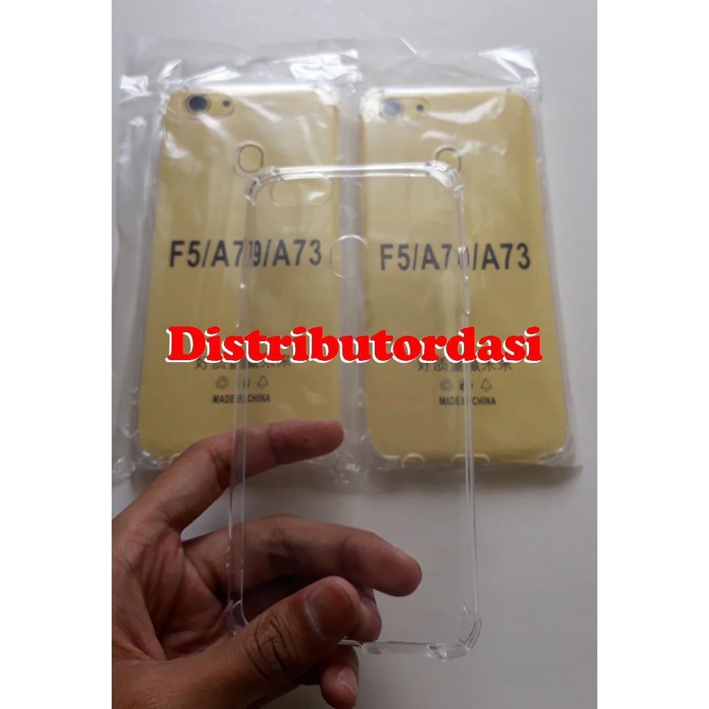 anticrack SOFTCASE CASE TPU SILIKON CASING Oppo F5/a73 ready stok