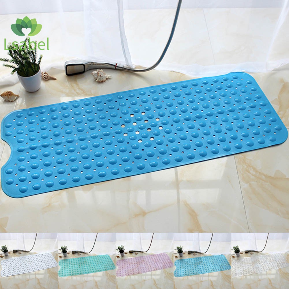 40x100cm Safety Shower Bath Tub Mat With Suction Cup Non Slip Pvc