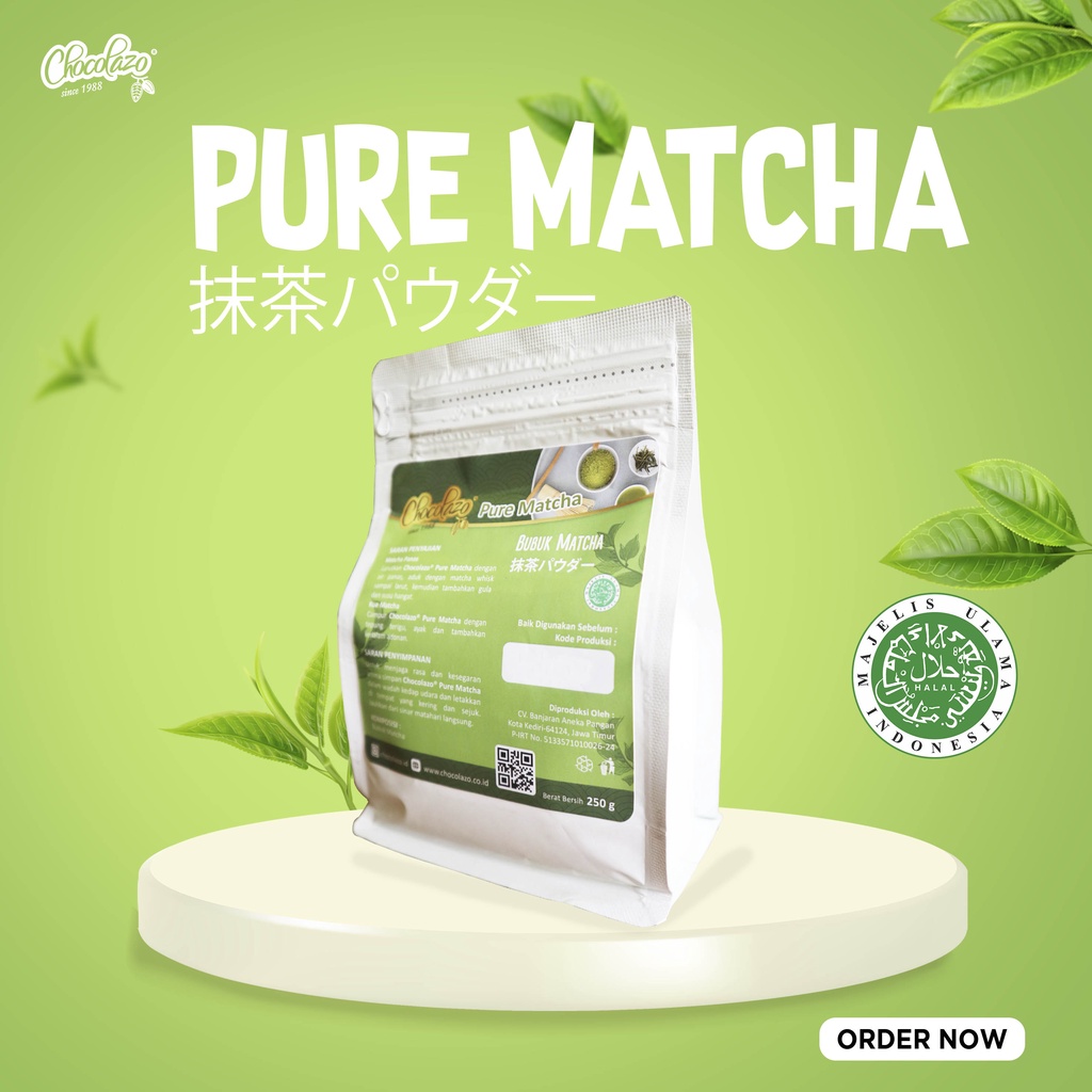 

Japan Matcha - Matcha Bubuk Murni (100%) Japanese Pure Matcha Powder 250g - Chocolazo Matcha Powder cmp