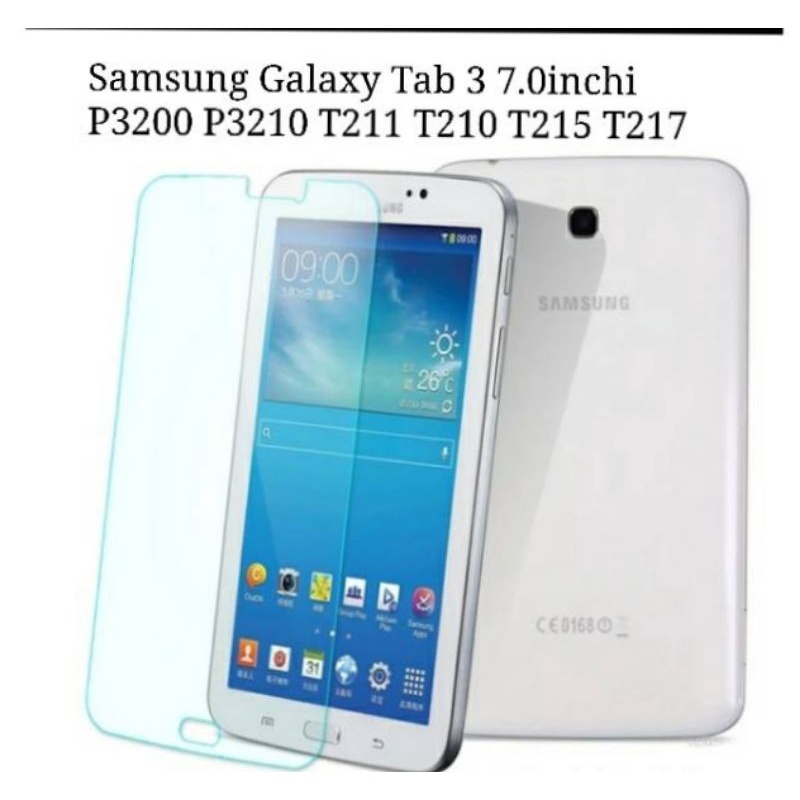 TEMPERED GLASS TAB SAMSUNG P3200/T211/TAB 3 7INCH