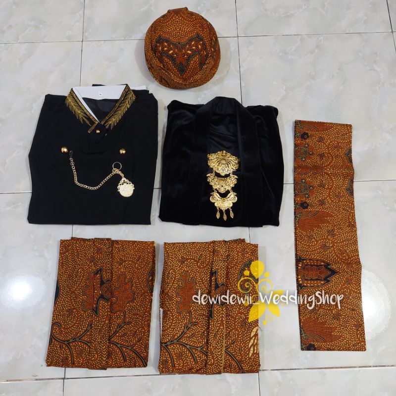 Baju Prewedding Adat Jawa - Solo Bordir, Motif Wahyu