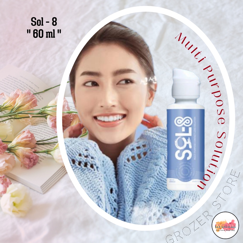 AIR CUCI SOFTLENS SOL 8 / SOL-8 60ml / CAIRAN SOFTLENS SOL - 8 60 ML