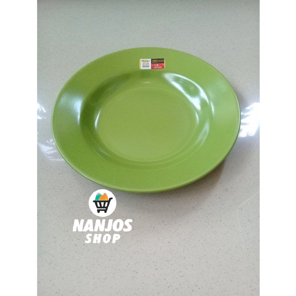 Golden Dragon Piring Makan Nasi Mie Cekung Murah Melamin 9 Inci P0109