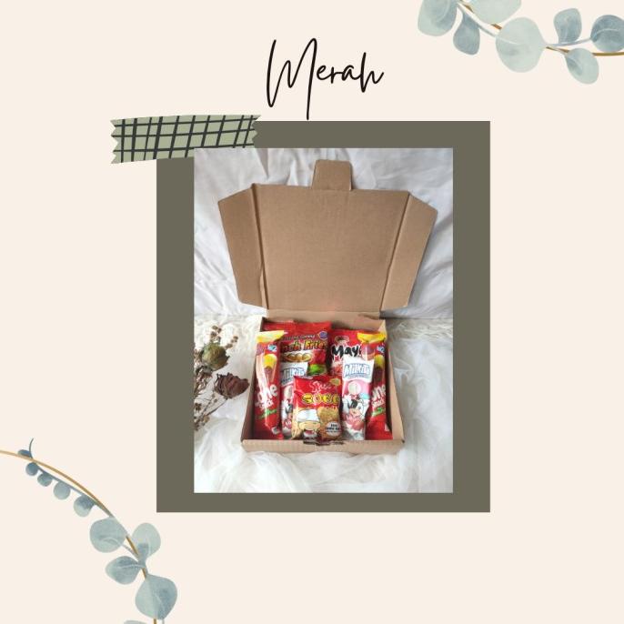 

Sale!!! Snack Box | Hampers | Snack Gift | Kado Ultah | Gift Wisuda | Merah - Paling Dicari