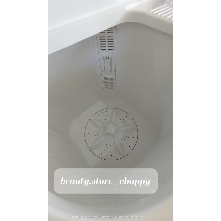 Mesin Cuci 2 Tabung AQUA QW 1250XT 12 Kg Garansi Resmi Khusus Jawabarat Jabodetabek (Kota bandung dan Cimahi Bisa COD)