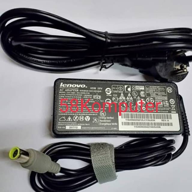 Charger Laptop Lenovo T60 T60p T61 T61p X60 R60 Z60 Z60M Z60T Z61e Z61m Z61p 20V 3.25A