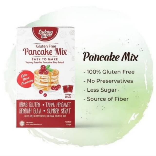 

Ladang Lima Pancake Mix Free Gluten / Pancake