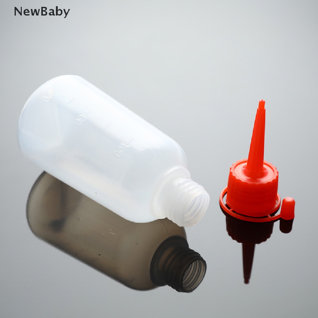 Botol Remas 100ml Bahan Plastik Bening Dengan Tutup