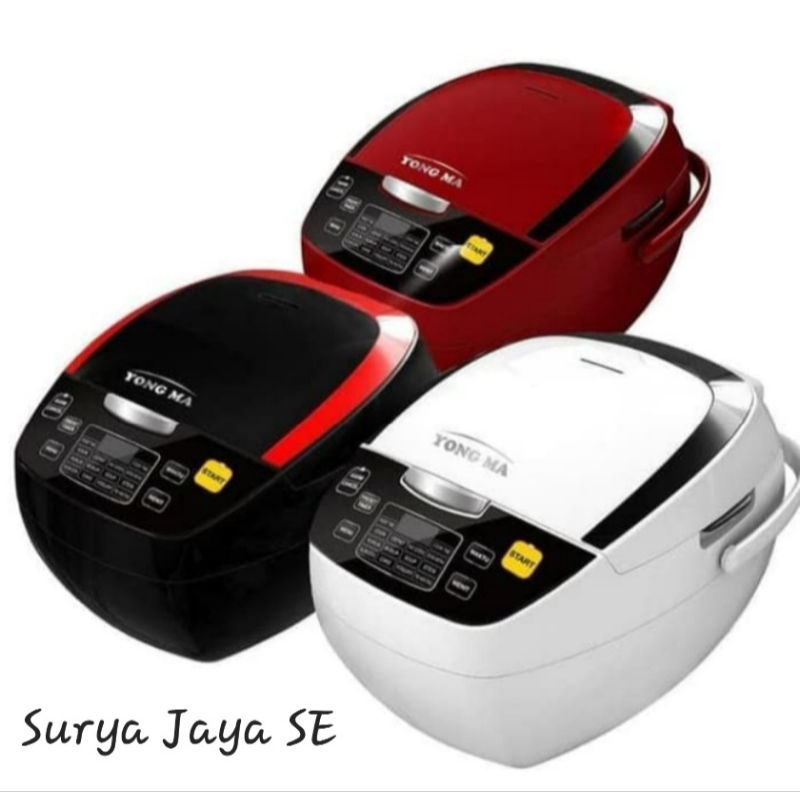 Jual Magic Com Rice Cooker Yong Ma Digital SMC8017 Warna Merah Shopee